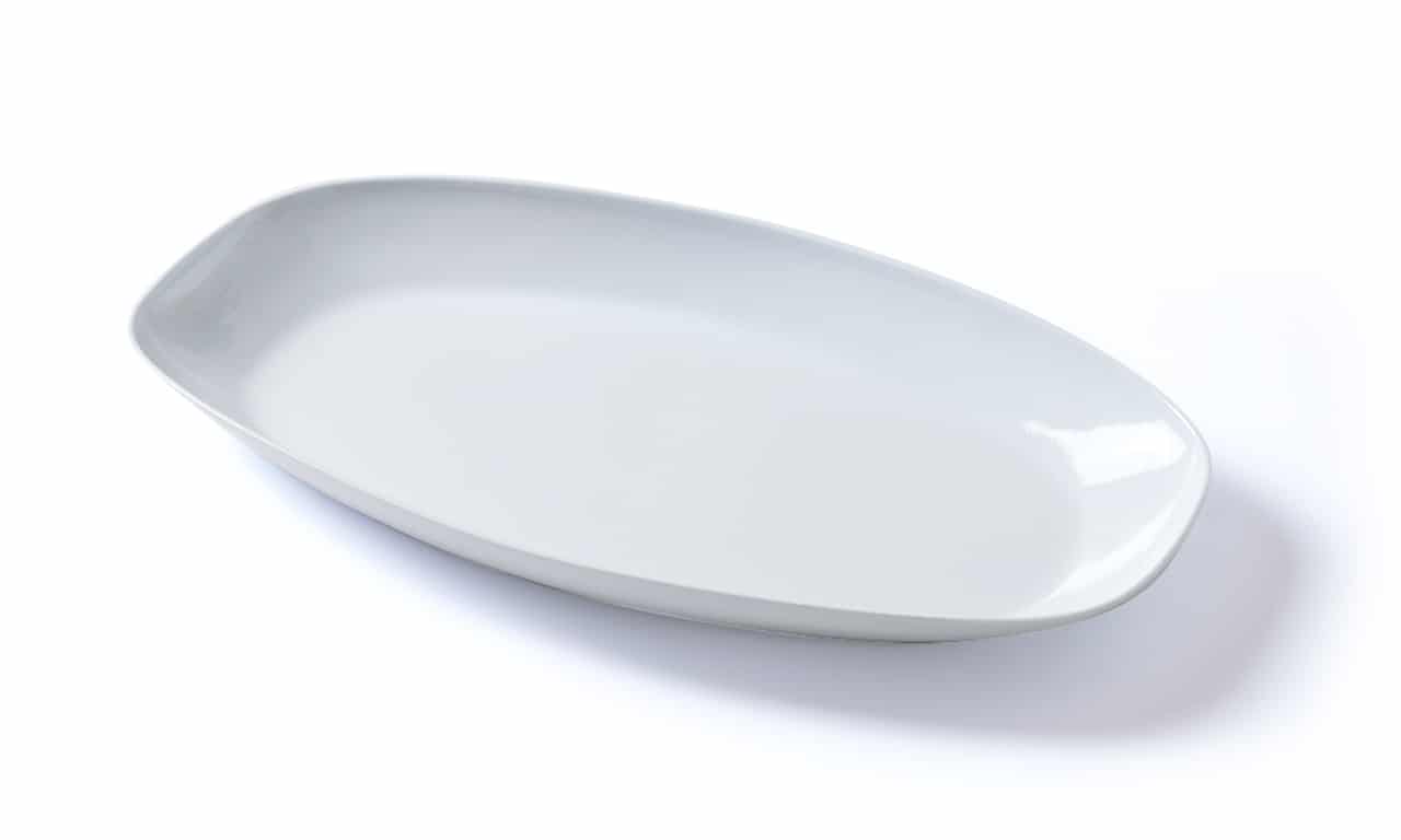 oval deep plate